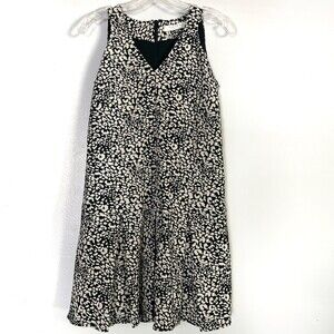Hunter Bell Leopard Print Lila Flounce Pleated‎ Mini Dress - 2